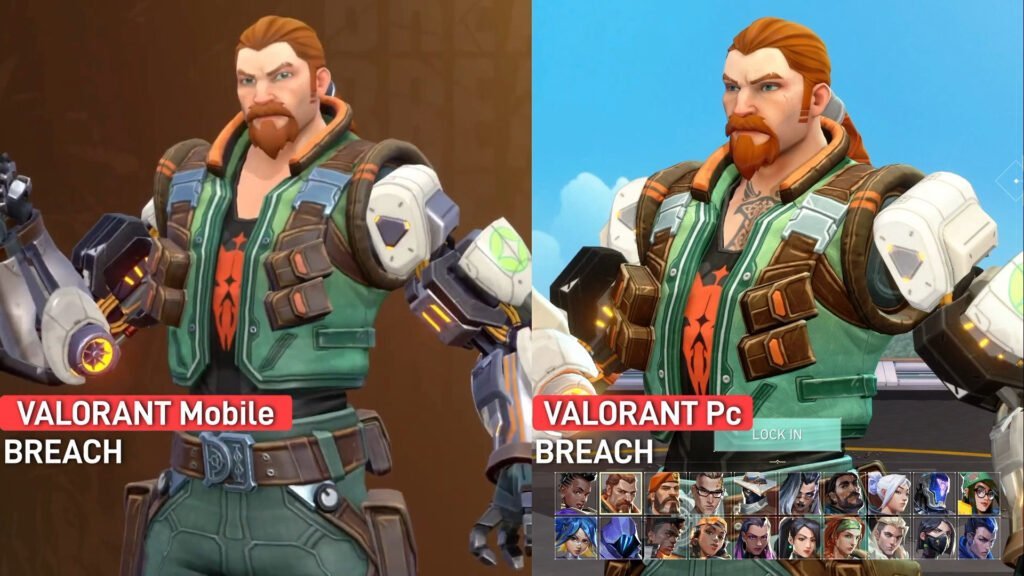 Valorant Mobile vs PC : New amazing update brings amazing 4 comparisons. 2 valo mobile vs PC breach